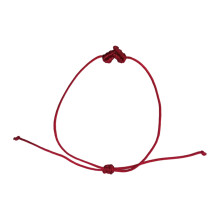 Romance Handwoven Heart Pattern Bracelet Skin Friendly For-Red