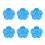6Pcs Fragrant Urinal Deodorizer Pad Toilet Cleaner-Blue 1
