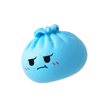 Cartoon Baozi AntiStress Ball Squeeze Toy For Office-Blue A