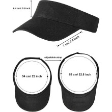 6-piece set of sun hats, sports sun hats, golf hats, one size fits all,