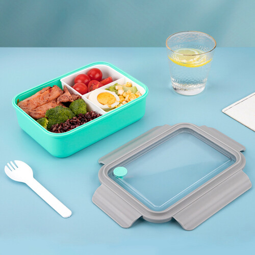1500mL Meal Prep Bento Box 4 Sections Leakproof 2
