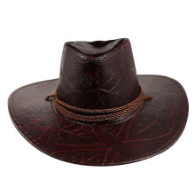 Western Cowboy Hat Hat for Protection Brown Outdoor Sun Visor