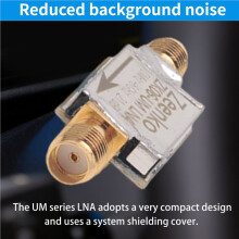 Zeenko UM Series Low Noise Amplifier USB Type-C Interface 20dB High Gain LNA RF Power Preamplifier Module ZK06-UM