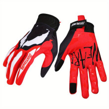 (Red, L) Men's Women's Thin Breathable Cycling Motorcycle Outdoor Gloves - Summer Comfort Perfect Gift Idea