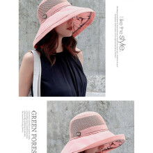 (Beige) Fashionable Fisherman Hat Wide Brims Sun Hat With Decorative Wooden Button Foldable Beach Hat Sunshade Hat Fishing Caps  Yellow