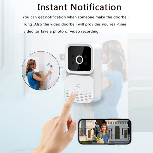 Smart HD Doorbell Tuya Wireless PIR