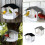 Multiuse Bird Feeder Safe Plastic Feeding Station-white gray 3