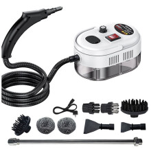 Hochleistungs-Handdampfreiniger 1L Tragbarer Auto-Dampfreiniger 6 Geschwindigkeitsstufen Druck-Temperatur-Dampfmaschine EU-Stecker A