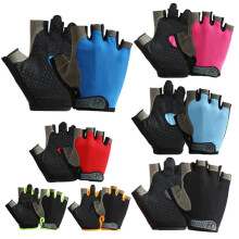 (upgrade blue, S) Summer Cycling Sports Gloves for Men Women Fitness Training Fingerless Anti-slip Breathable Bicycle Gloves Outdoor Gear