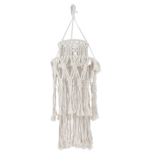 Hand-Knitted Lampshade Macrame Hanging Lamp Decoration Living Room Wedding Decoration Tassel Lampshade
