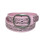 CTM Leather Western Embossed Belt with Removable Buckle 8