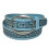 CTM Leather Western Embossed Belt with Removable Buckle 6