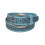 CTM Leather Western Embossed Belt with Removable Buckle 7