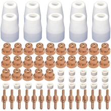70 consumibles para corte por plasma (estándar) compatibles con Cut 40 50 y antorcha de corte por plasma PT31 LG40