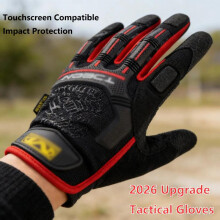 (Army green, L) 2026 New Outdoor Full-Finger Tactical Gloves Touchscreen Anti-Slip Impact Protection Cycling Work Hunting Training Gloves
