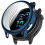 Electroplated TPU Full Coverage Watch Protective Case  compatible with  Garmin Vivoactive 6(,Blue) 1