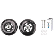 2er-Set Ersatzrollen für Koffer, Außendurchmesser 80 mm