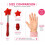 Red Star Magic Wand for Kids Light Up Toy 30cm 2