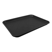 Schwarze Schuhablage, geeignet für den Innen- und Außenbereich, multifunktionale Schuhmatte, 42,00 x 32,00 x 3,00 cm, 1 Stück