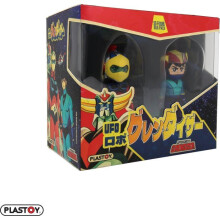 Duo figurines - PLASTOY - Goldorak Alcor and Actarus - Plastic - 7 cm