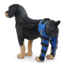 (XS, Blue) Adjustable Dog Rear Leg Braces for Canine Wound Healing,Joint Injury Prevention,Universal Pet Support Bandage for Various Breeds