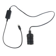 Câble adaptateur USB C/Type-C 5V vers 12V pour prise allume-cigare femelle