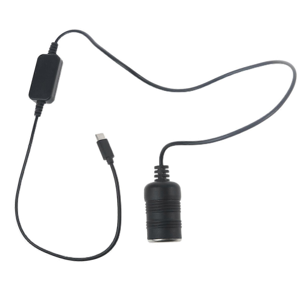 Usb C/Type-C 5V To 12V Car Cigarette Lighter Socket Female Converter Cable Cord 3421254831641