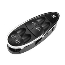 Interruptor de vidro elétrico automotivo 2118210058 compatível com Classe E W211 2003-2008 com acabamento cromado
