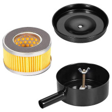 2 peças de filtro Filtrete para compressor de ar, silenciador de drenagem, filtro de entrada para compressor de ar.