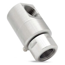 Tourniquet pivotant 1/2 po, 5024-Ni-AL FXF, en acier robuste, avec graisseur, compatible avec les enrouleurs de tuyau industriels.