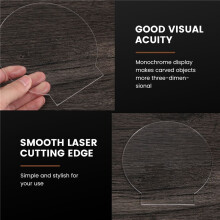 Dickes Transparentes Panel Board Blatt Klare Besetzung für LED Licht Base Tisch Schilder Mach Es Selbst Display Projekte Handwerk 8 StüCk