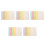 500Sheets A5 Loose Leaf Paper Colored Refillable Notebook Inserts 1