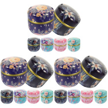 18Pcs Tinplate Candy Boxes Assorted Colors for Gift Packaging
