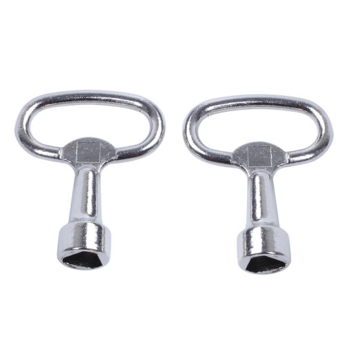 6X Key Slot  compatible with  Bolt Triple-Cornered Triangular Metal Panel 8 mm 2