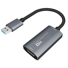 Videon kaappauskortti USB 3.0 HD-äänen kaappauskortti 4K 60FPS -pelien reaaliaikainen suoratoistovideonauhuri C