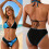 Supportive Blue Tankini Beachwear With Adjustable Tie-Blue L 5