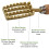 Fish Scale Scraper to Remove Fish Scales Solid Wood Brass Fish Scale Brush Scraper 2
