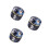 3Pcs Thick Tinplate Tea Leaf Jar Navy Color Sealing Can Storage Tank 4