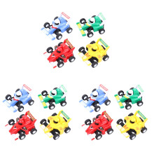 12Pcs Carrinhos De Corrida Pull Back Para Crianças Coloridos