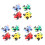 12Pcs Carrinhos De Corrida Pull Back Para Crianças Coloridos 1