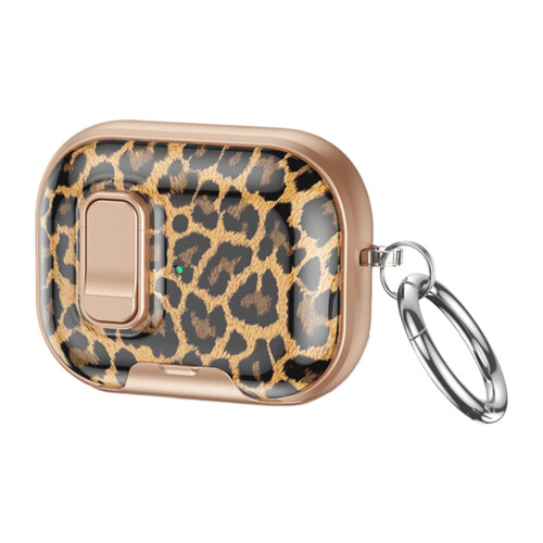 Leichter Schutzhalter mit verstellbarem-Roségold-Leopardenpr