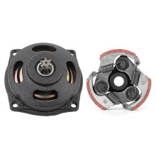 Kit de caja de cambios con tambor de embrague de 6 dientes, compatible con minimotos quads y minimotos de 47 y 49 cc.