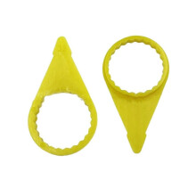 200Pcs Loose Wheel Lug Nut Indicator for 32mm 33mm Nuts High Visibility Yellow Wheel Check Indicator hwy