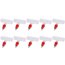 Chicken Nipples Tee Fittings - Fully Automatic Poultry Waterers Kit Chicken Water Drinker 10 Pack