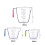 Plastic Measuring Cup,Digital Cake Measurements Jug for Baking Cooking Measurements Measuring Jugs 7