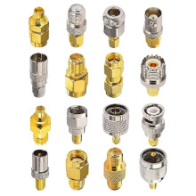 Kits adaptadores de 16 conectores SMA tipo SMA a MCX/TV/F/BNC/UHF/RP-SMA