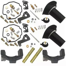 Kit de réparation de carburateur pour moto compatible avec Yamaha Virago XV535 (1990-2001) : flotteur à piston XV 535