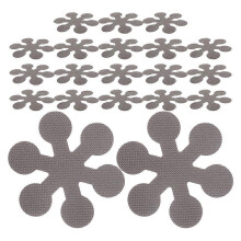 Liukumattomat kylpyammeen tarrat, liukumattomat suihkutarrat, yhteensopiva kylpyammeen ja suihkun kanssa, harmaa, 8,00 x 8,00 x 0,10 cm, 20 kpl