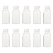 Empty Plastic Bottles Reusable Juice Bottles Milk Tea Shop 350ml 10Pcs