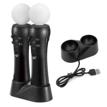 Manettes de détection de mouvements PS4 VR Move ergonomiques et intuitives, compatibles avec la technologie Seamless Control.